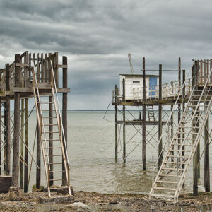 Les Carrelets, Saint Palais sur Mer, Morbihan.