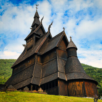 Eglise en bois debout, Norvège