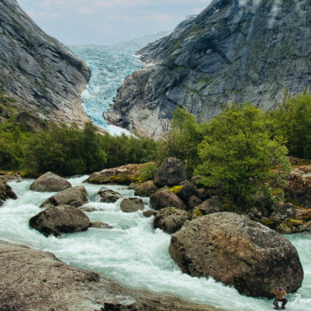 Glacier de Briksdal, Norvège